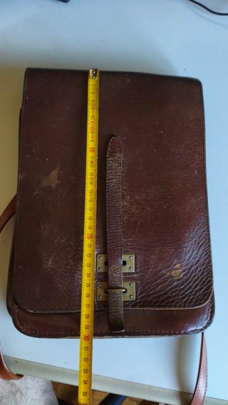 Bolso piel marrón estilo vintage Cracovia