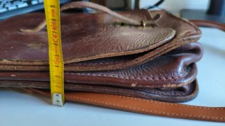 Bolso piel marrón estilo vintage Cracovia