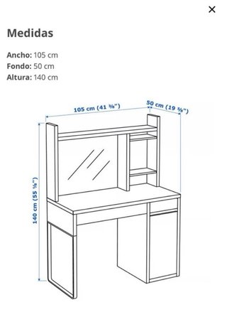 Escritorio Ikea Blanco