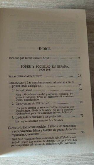 Poder y sociedad en España, 1900-1931