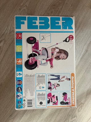 Triciclo Feber Baby Trike Rosa 1-3 años