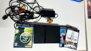 Consola PlayStation 2 Slim Negra + 3 Juegos