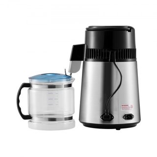 Máquina Purificadora de Agua Destilada de 4L de Encimera con Interior de Acero Inoxidable