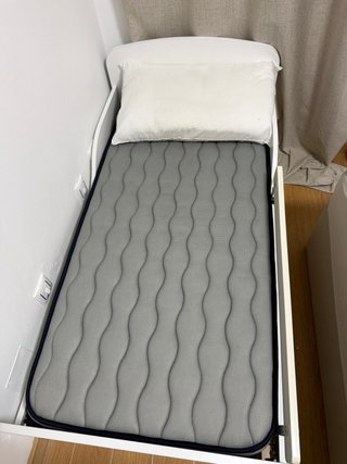 Cama infantil blanca 145x76x45 cm