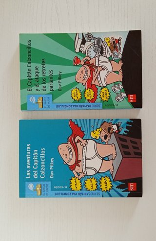 Pack Capitán Calzoncillos 1 y 2 - Dav Pilkey SM