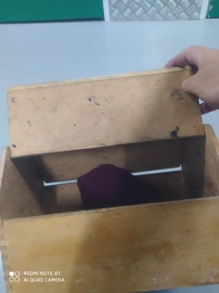 Caja Limpia Zapatos Madera