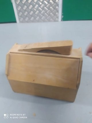 Caja Limpia Zapatos Madera