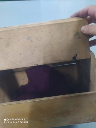 Caja Limpia Zapatos Madera