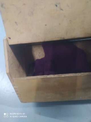 Caja Limpia Zapatos Madera