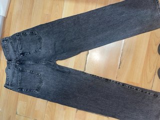 Pantalón vaquero gris Mango mujer