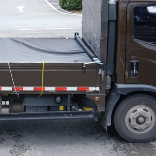 Kit di Rullo Telo a Manovella, Larghezza da 64" a 104", Lega di Alluminio, Rullo Telo Manuale per Camion a Benna con Manico Imbottito in Schiuma da 7", Perfetto per Camion a Benna, Resistente...
