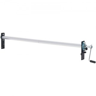 Kit di Rullo Telo a Manovella, Larghezza da 64" a 104", Lega di Alluminio, Rullo Telo Manuale per Camion a Benna con Manico Imbottito in Schiuma da 7", Perfetto per Camion a Benna, Resistente...