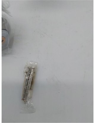 Amig - Muletilla con llave de punto Mod. 50R-KD | Combinación cilindro-condena | Cromado mate | Aumenta la seguridad en puertas