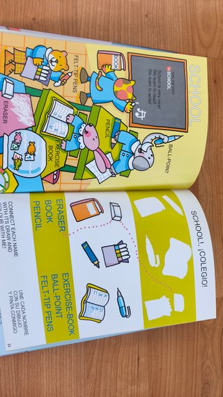 LIBRO. Aprende inglés cantando + CD. Como nuevo.