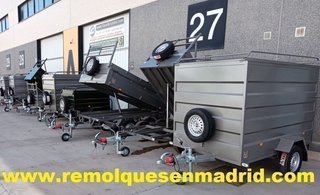 NUEVO: Remolque dos ejes con freno 220x130x130