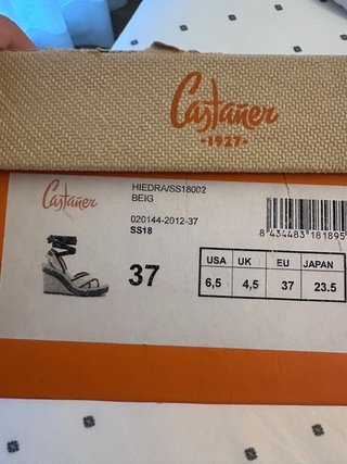 Alpargatas Castañer Talla 37