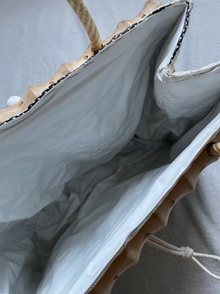 Borsa da mare a righe