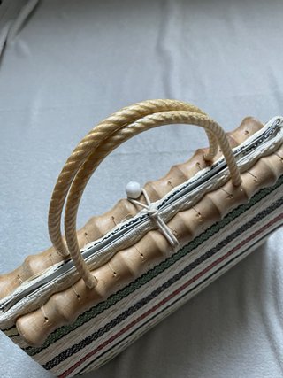 Borsa da mare a righe