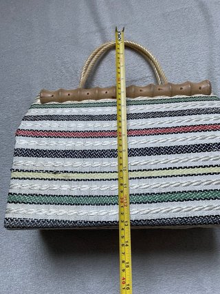Borsa da mare a righe