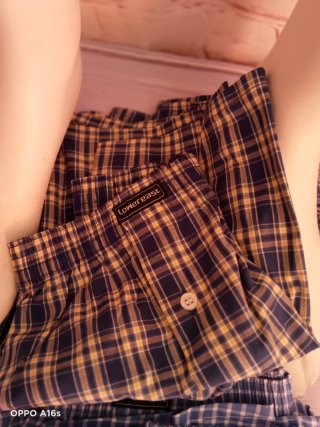 Boxer Lowereast Algodón Azul/Blanco Talla L