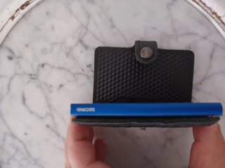 Cartera Secrid Negra y azul