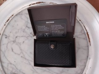 Cartera Secrid Negra y azul