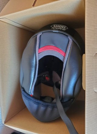 Casco Shoei NXR 2 Negro + intercomunicador edge