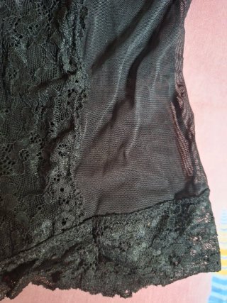 Body de encaje negro
