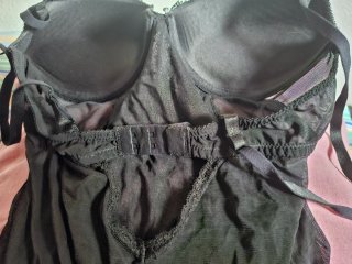 Body de encaje negro