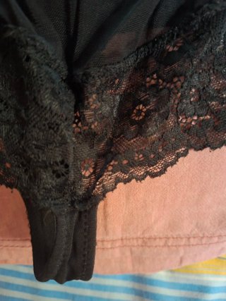 Body de encaje negro