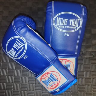 Guantillas Muay Thai Azul Talla L