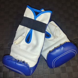 Guantillas Muay Thai Azul Talla L