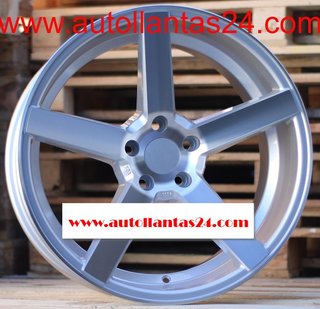 8849 JUEGO DE 4 LLANTAS AUDI VW SILVER r910102