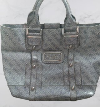 Borsa Guess Grigia Monogram