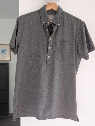 Camisa Springfield manga corta gris talla S