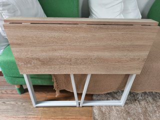 Escritorio plegable madera y metal