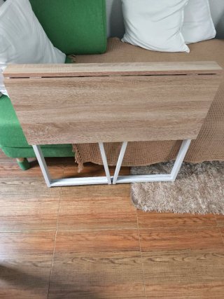 Escritorio plegable madera y metal