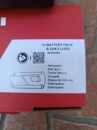 Batería Hilti B 22/4.0