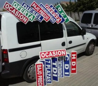 Carteles de ocasión y oferta