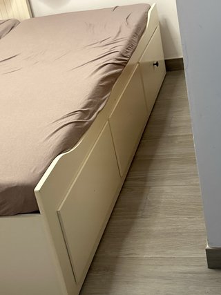Cama Diván Ikea Blanca con Cajones