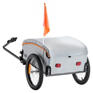 Remolque de Carga para Bicicleta, Capacidad de Carga de 88/100/160 lbs, Carro de Bicicleta de Alta Resistencia, Almacenamiento Compacto Plegable con Enganche Universal
