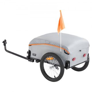 Remolque de Carga para Bicicleta, Capacidad de Carga de 88/100/160 lbs, Carro de Bicicleta de Alta Resistencia, Almacenamiento Compacto Plegable con Enganche Universal
