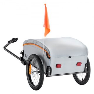 Remolque de Carga para Bicicleta, Capacidad de Carga de 88/100/160 lbs, Carro de Bicicleta de Alta Resistencia, Almacenamiento Compacto Plegable con Enganche Universal