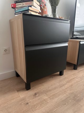 Mueble TV 1.80m + Módulo 0.60m