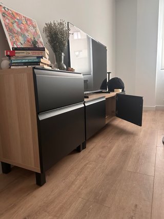 Mueble TV 1.80m + Módulo 0.60m