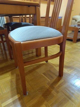 Pack 7 Sillas Comedor Madera