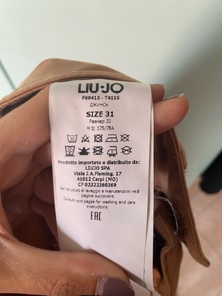 Jeans Liu Jo vita bassa zampa elefante