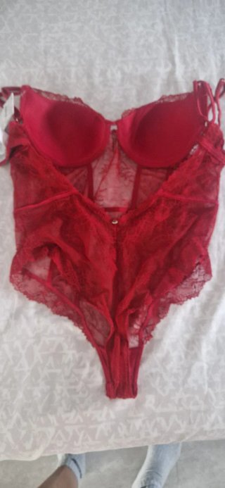 Body lencería Woman Secret Rojo