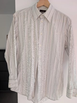 Camisa Zara rayas manga larga
