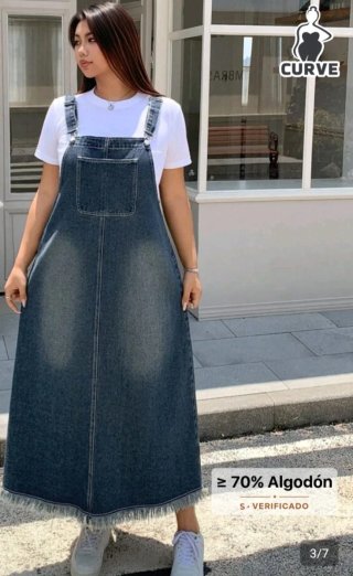 Vestido Peto Vaquero Shein Talla 3XL NUEVO